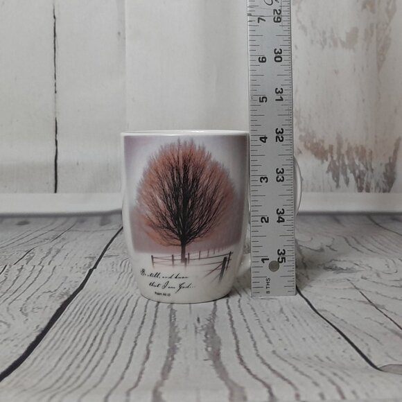 Coffee Mug Cup Faithfully Yours Psalm 46:10 David Lorenz Winston With Box - Picture 8 of 12